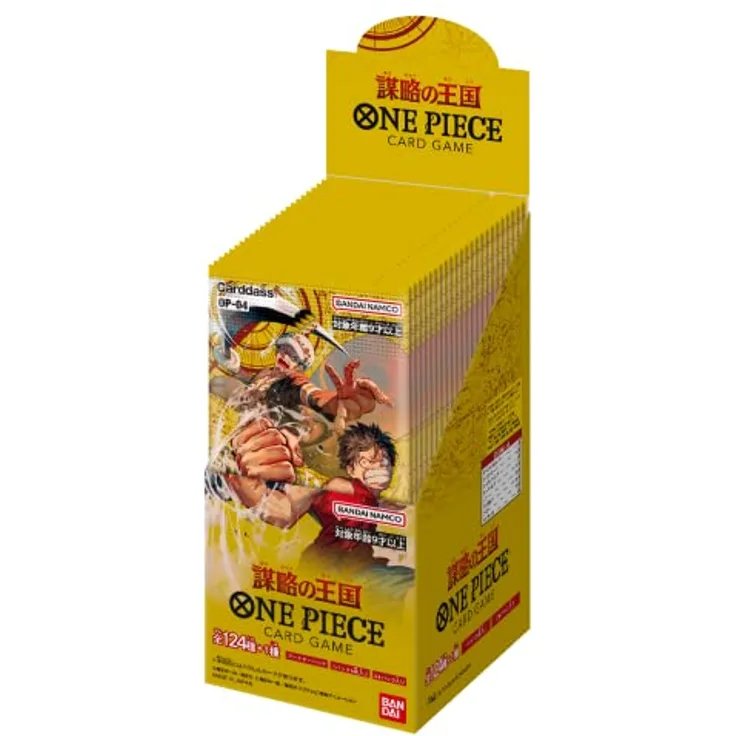 Bandai OP-04 One Piece Kartenspiel Japanische Version Kingdoms of Intrigue Booster Box, Anime-Thema