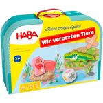 HABA Meine ersten Spiele – Wir verarzten Tiere, Tierarzt-Würfelspiel mit Arztkoffer, 2 Spielvarianten, ab 2 Jahre