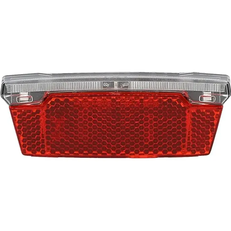 Fischer Fahrradbeleuchtungs-Set LED Rücklicht mit Bremslicht und Standlicht, Rot