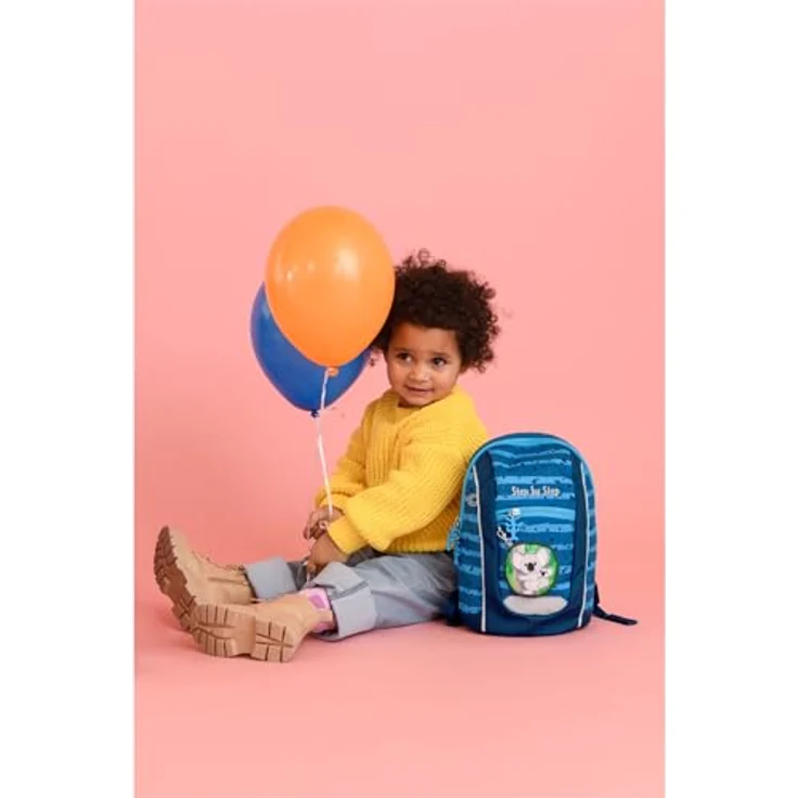 Step by Step KIGA Mini Kinderrucksack 30 cm, blau, aus 100% PET, Koala Coco Design, Maße 11 x 20 x 30 cm – Bild 2