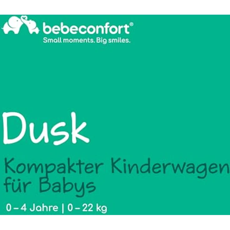 Bebeconfort Dusk Kinder-Buggy, leichter Reise-Buggy für 0-4 Jahre (0-22 kg), mit weichem Polster und verstellbarer Beinstütze – Bild 2
