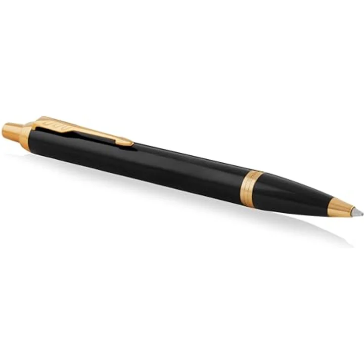 Parker Pen IM Core Laque, Schreibstift mit Edelstahlfeder, schwarz – Bild 1