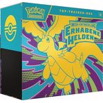 Pokémon Top-Trainer-Box Mega-Entwicklung – Erhabene Helden, 1 Promokarte, 9 Boosterpacks, Premium-Zubehör