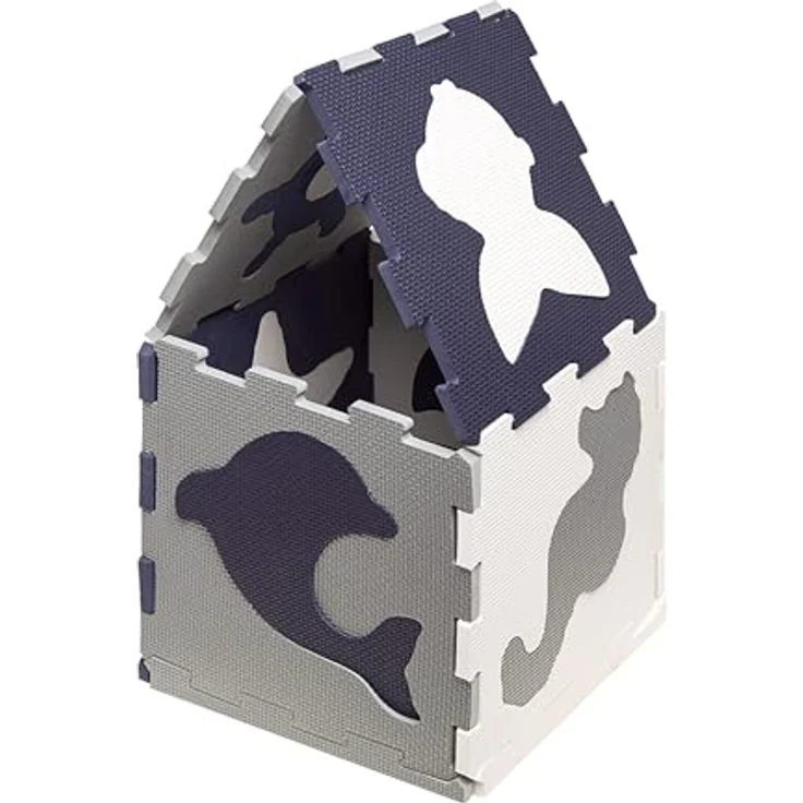 Hakuna Matte Puzzlematte für Babys 1,2x0,9m – TÜV SÜD GS Zertifizierte Baby Spielmatte – Spielteppich enthält 12 Fliesen mit Tieren – 20% dickere Krabbelmatte in Einer recycelbaren Verpackung – Bild 9