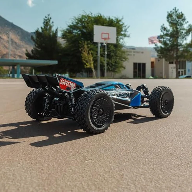 ARRMA 1/14 Typhon GROM 223S DSC 4X4 RTR Brushless Buggy, Blue (Battery & Charger Included) - Kleine Größe, 2S- und 3S-fähig, Spektrum DSC, inkl. LiPo-Akku und Ladegerät – Bild 3