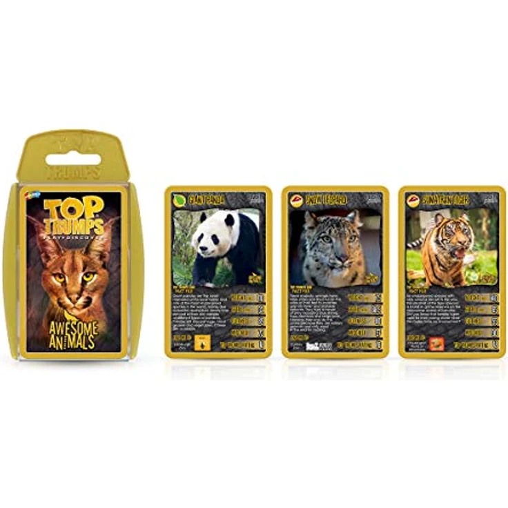 Winning Moves Awesome Animals Top Trumps Card Game (English) – Bild 5
