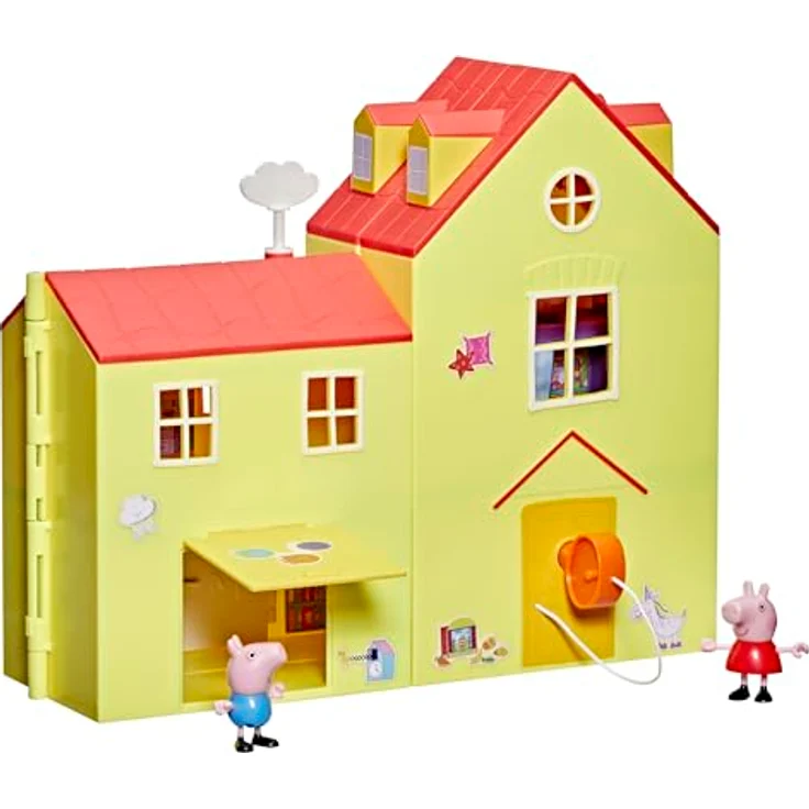 Hasbro Peppa Pig Puppenhaus, Peppas großes Haus mit 7 Zimmern und Zubehör, für Kinder ab 3 Jahren – Bild 11