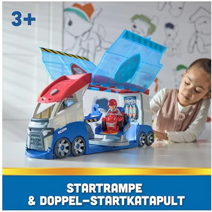 Spin Master Paw Patrol Spielzeug-Transporter PAW Patroller 3.0, mit Soundeffekt und Ryder mit Quad, für Kinder ab 3 Jahren – Bild 4