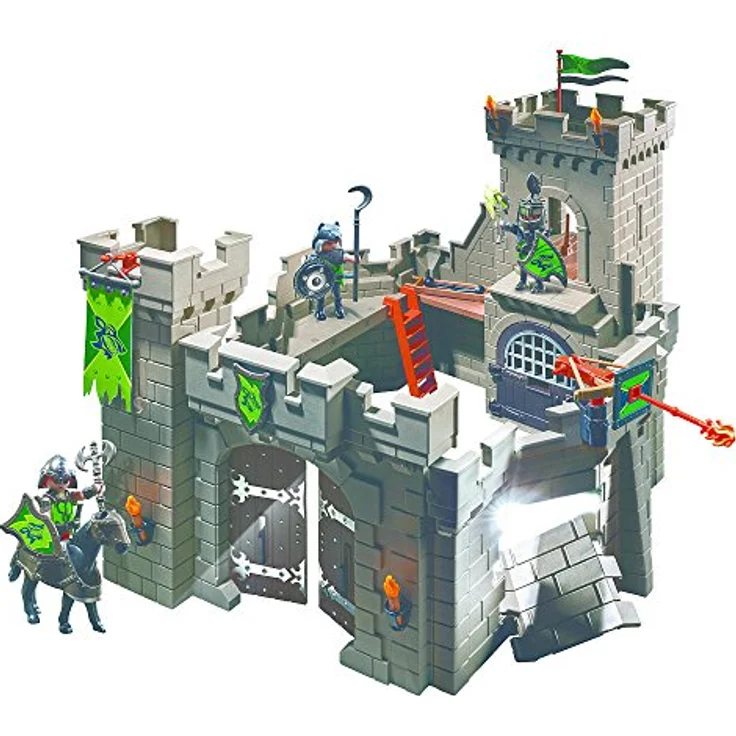 PLAYMOBIL - Knights - Wolf Knights` Castle Play Set 6002 – Bild 2