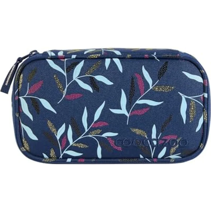 Coocazoo Schlampermäppchen Pencil Case Boho Glam, dunkelblau, geräumiges Hauptfach, robustes Material, komfortabler Tragegriff, modernes Design – Bild 1