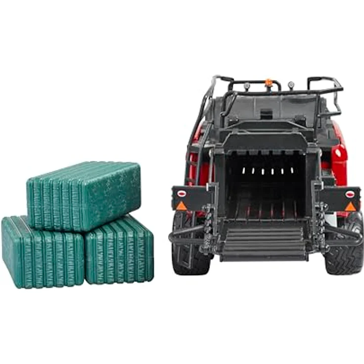 Britains CASE LB434 XL, Modellfahrzeug mit 3 großen grünen Ballen für Bauernhöfe – Bild 4
