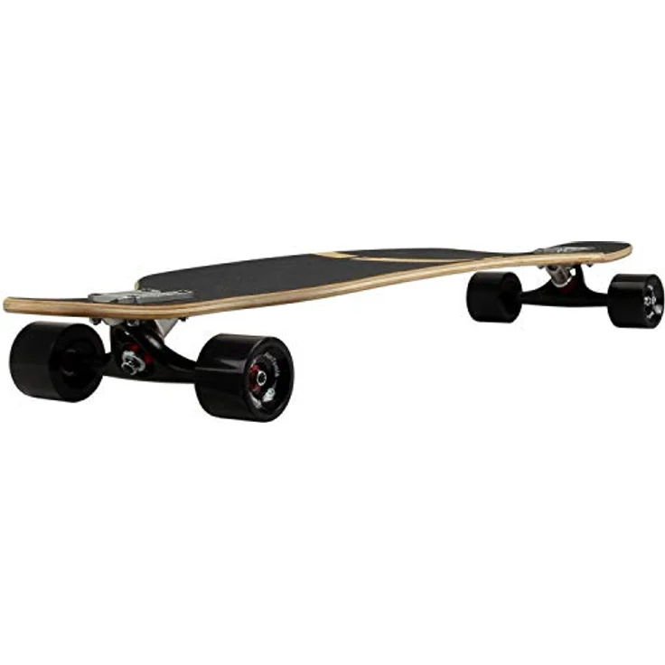 FunTomia Flex2 bis 84kg - Camber Longboard (weiß Skull - Ahornholz) – Bild 4