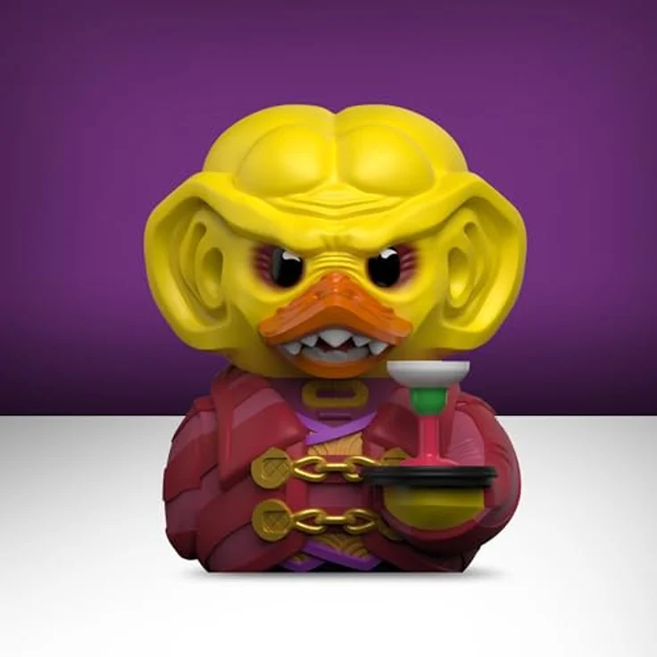 TUBBZ Erstausgabe: Star Trek - Quark Cosplaying-Gummiente Vinylfigur, 9 cm groß, in stapelbarer Badewannen-Vitrine – Bild 3