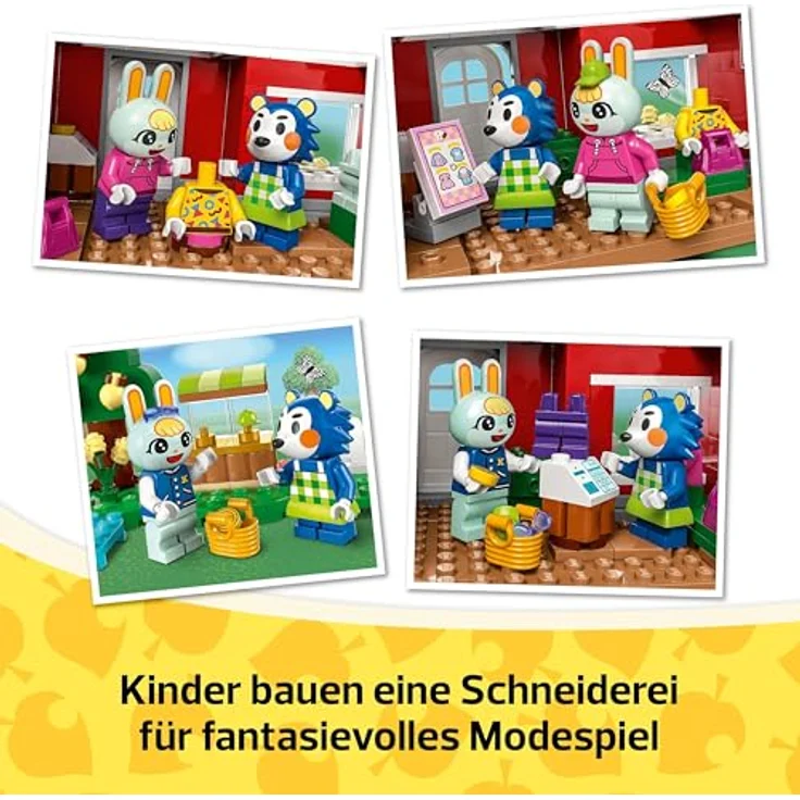 LEGO Animal Crossing Die Schneiderei der Schneiderschwestern, Bauset für kreative Rollenspiele, Geschenk ab 6 Jahren, Abenteuer Spielset 77055 – Bild 3