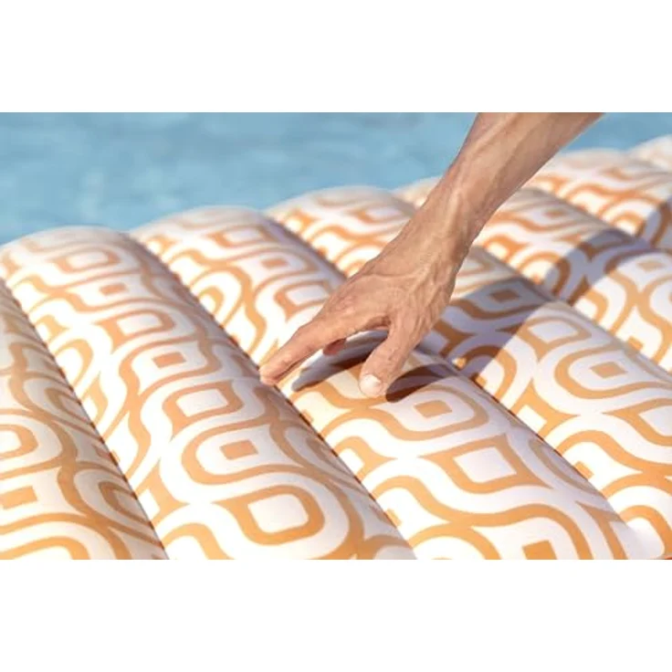 Bestway Luftmatratze Waterproof Deluxe, 183x84 cm, wasserfest, bunt, für Strand und Pool – Bild 5