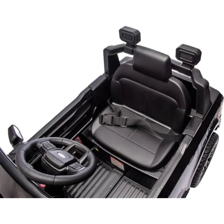 Sun Baby Ford Raptor Kinder Elektroauto, SUV mit 12V Akku, Fernbedienung, MP3 Sound, ab 3 Jahren, schwarz – Bild 3