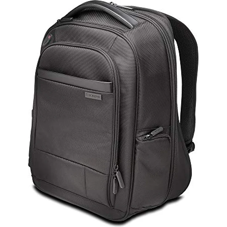 Kensington Laptop Rucksack Contour 2.0, 17 Zoll Pro Laptop Rucksack für Damen & Herren, Wasserdichte große Rucksack-Laptoptasche als Handgepäck, Ideale Reisetasche für Laptops, Schwarz – Bild 1