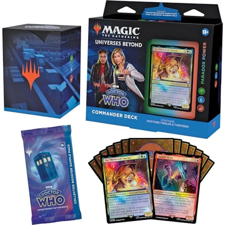 Wizards of the Coast Magic the Gathering Universes Beyond: Doctor Who Commander-Decks Display (4), 4 Decks mit je 100 Karten, inkl. Foilkarten und Spielsteinen, englisch – Bild 5