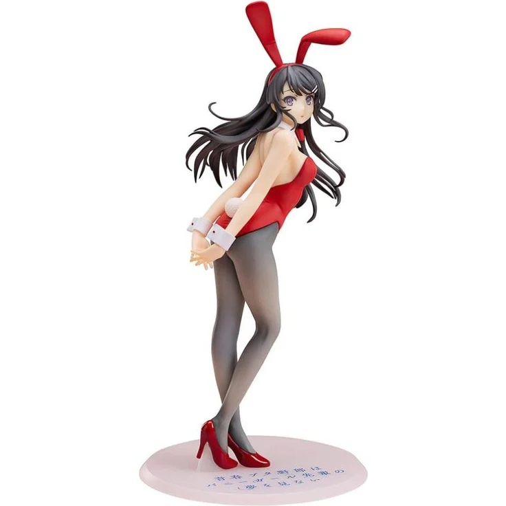 Aniplex Rascal Does Not Dream of Bunny Girl Senpai Statue 1/7 Mai Sakurajima, Red Bunny Girl Ver., 27 cm aus PVC
