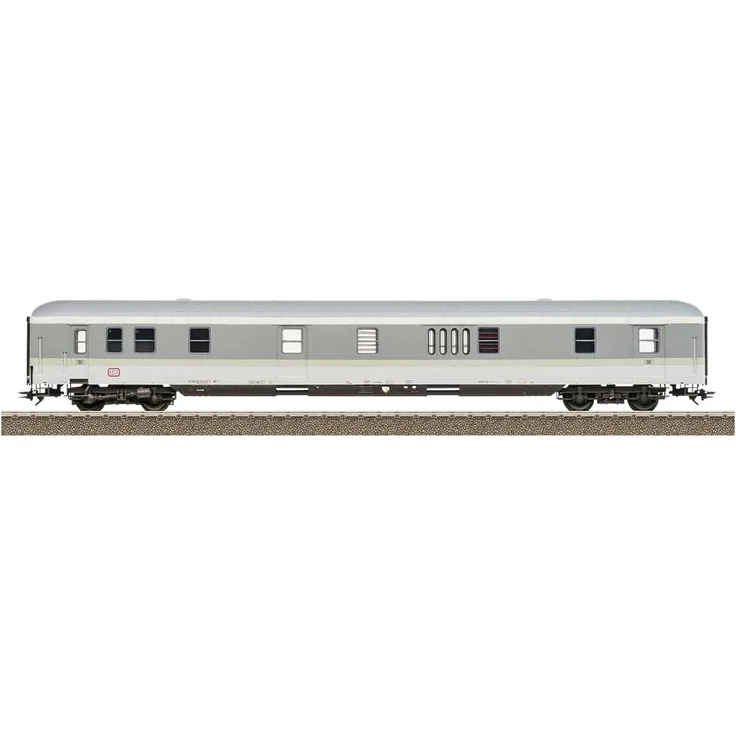 TRIX H0 23100 H0 Expressgut Dm 903 der DB, Gepäckwagen mit Drehgestelle Bauart Minden-Deutz, schwer, in Produktfarbgebung