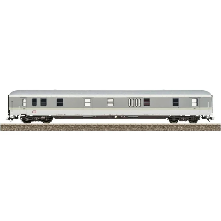 TRIX H0 23100 H0 Expressgut Dm 903 der DB, Gepäckwagen mit Drehgestelle Bauart Minden-Deutz, schwer, in Produktfarbgebung