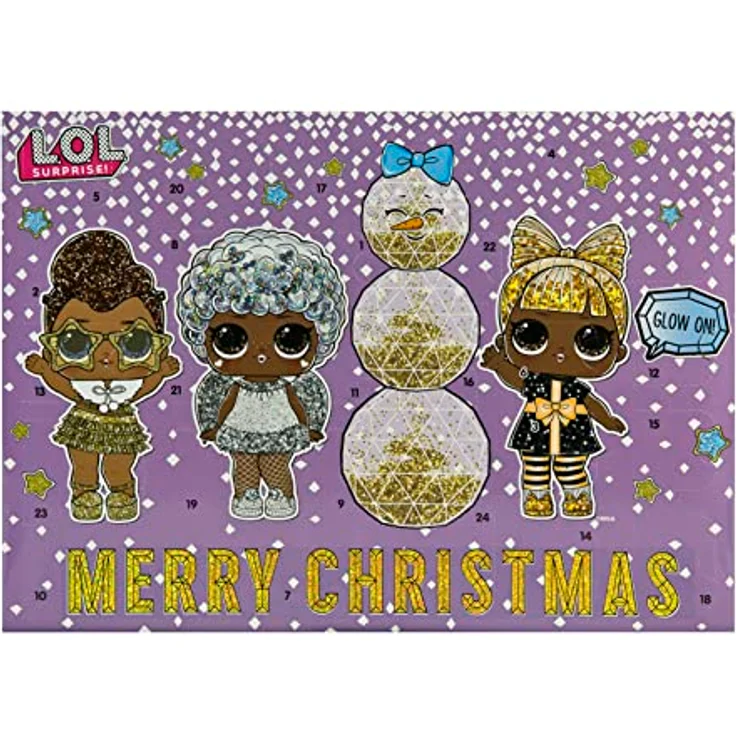 Undercover LOMO8025- LOL - Adventskalender für Kinder, Mehrfarbig, gefüllt mit 24 Schreibwaren und kleinen Spielzeugen, Bunt – Bild 2