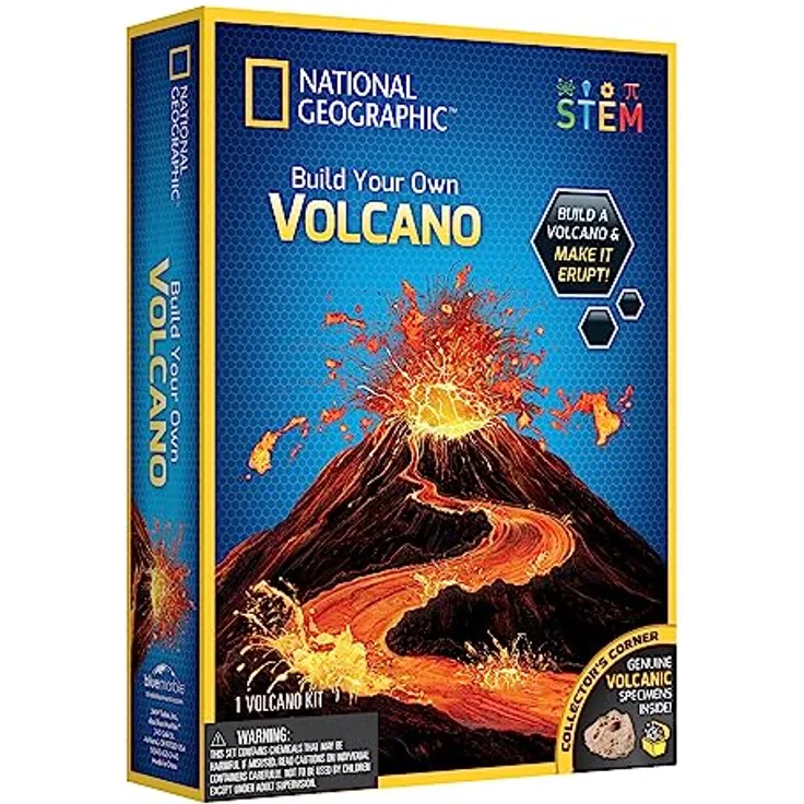National Geographic Volcano Science Kit, Experimentierkasten zur Vulkanaforschung mit zahlreichen Aktivitäten