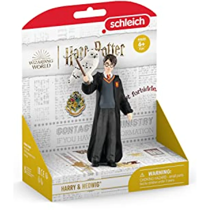 schleich 42633 Harry Potter & Hedwig, ab 6 Jahren, WIZARDING WORLD - Spielfigur, 4 x 2,5 x 10 cm – Bild 2