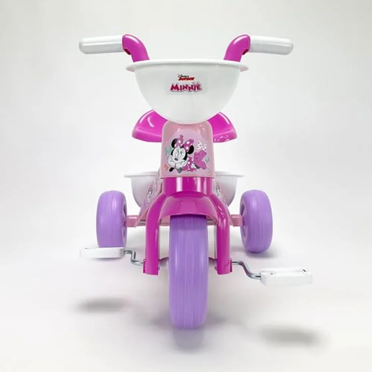 Kubbinga Dreirad erste Schritte Minnie, mehrfarbig mit Kunststoffrollen und Körben – Bild 2