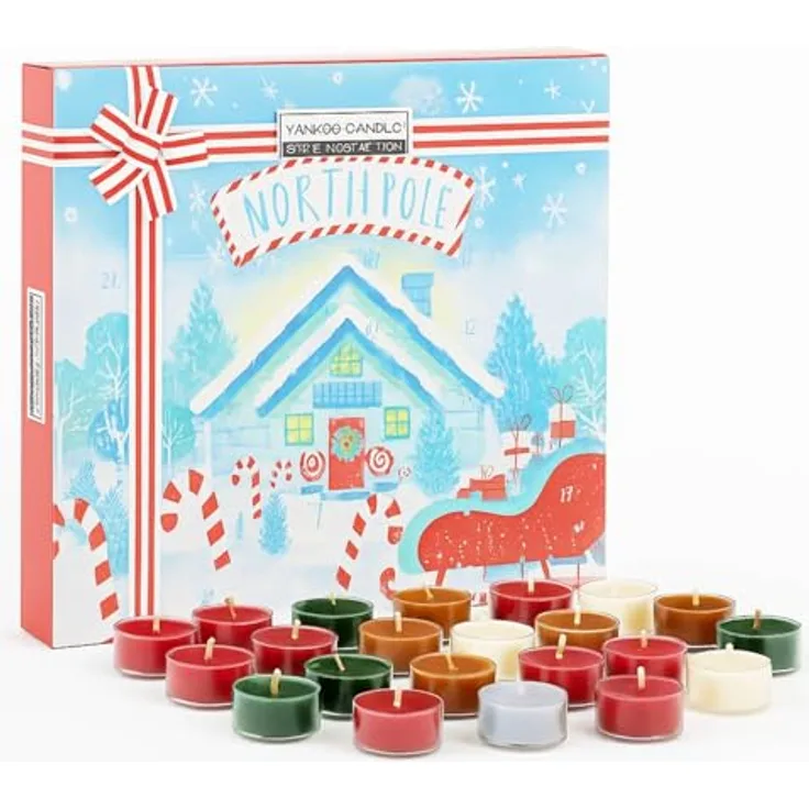 Yankee Candle Adventskalender "24 days of Christmas" 2023, Duftkerzen von Yankee Candle mit langanhaltenden Düften