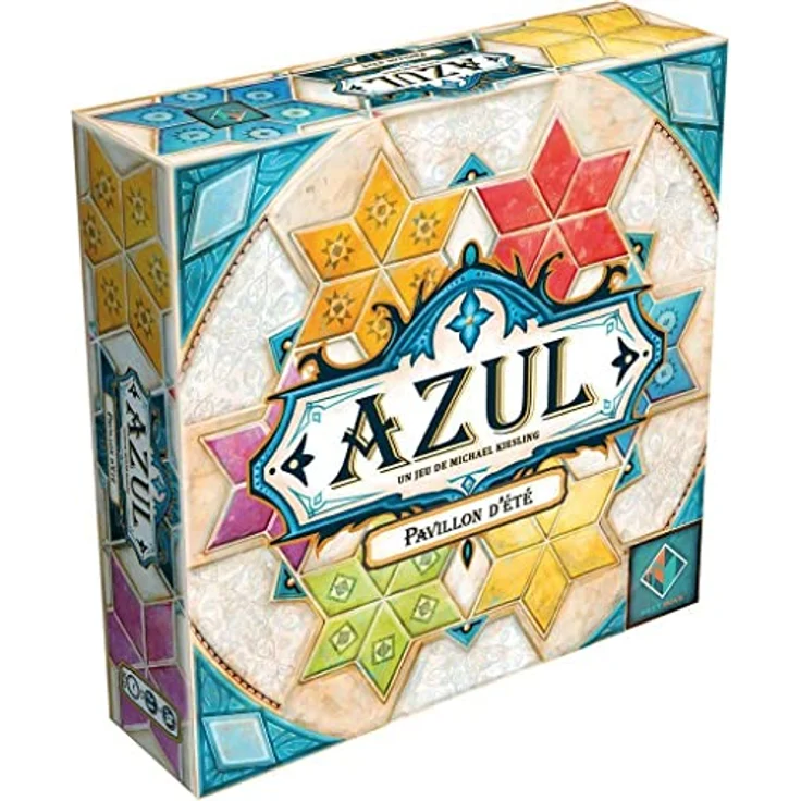 Asmodee Azul Sommerpavillon, Gesellschaftsspiel für 2-4 Spieler, ab 8 Jahren, mit neuen Fliesen und ausgefallenem Spielmechanismus – Bild 1