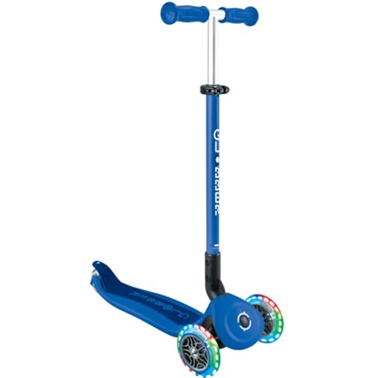authentic sports & toys Globber Go-Up Active Lights 3-in-1 Kinderfahrzeug / Dreirad, Laufrad und Scooter, mit batterielosen LED-Leuchtrollen, in Zweifarben-Design – Bild 2