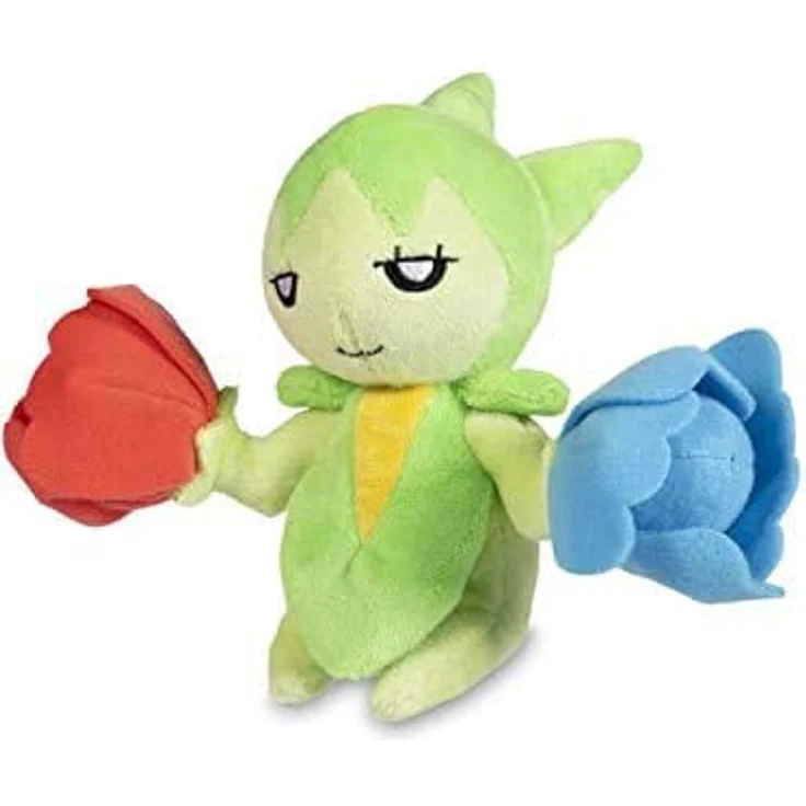 Tinisu Pokemon Roselia Kuscheltier, 19 cm Plüschtier aus weichem Stoff, detailgetreu verarbeitet – Bild 7