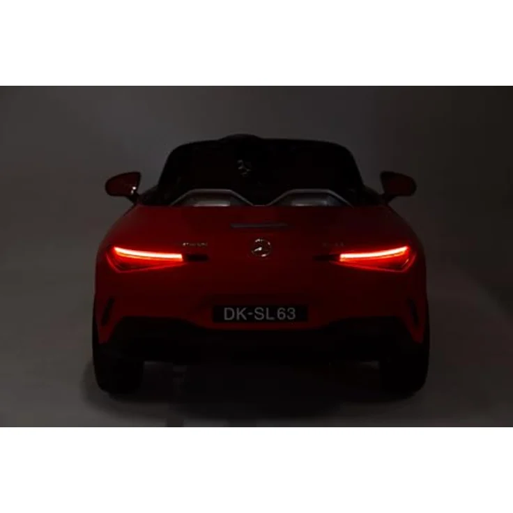 CARETERO Kinder Elektroauto SL63, Mercedes-Optik, akkubetrieben, rot, für Kinder ab 3 Jahren mit Fernbedienung und USB-Musikpanel – Bild 7