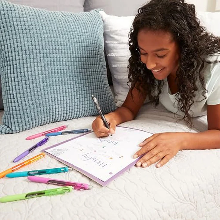 Paper Mate InkJoy Gel Fun M, 14 Multicolor Schreibstifte mit schneller Trocknung und ergonomischem Griff – Bild 5