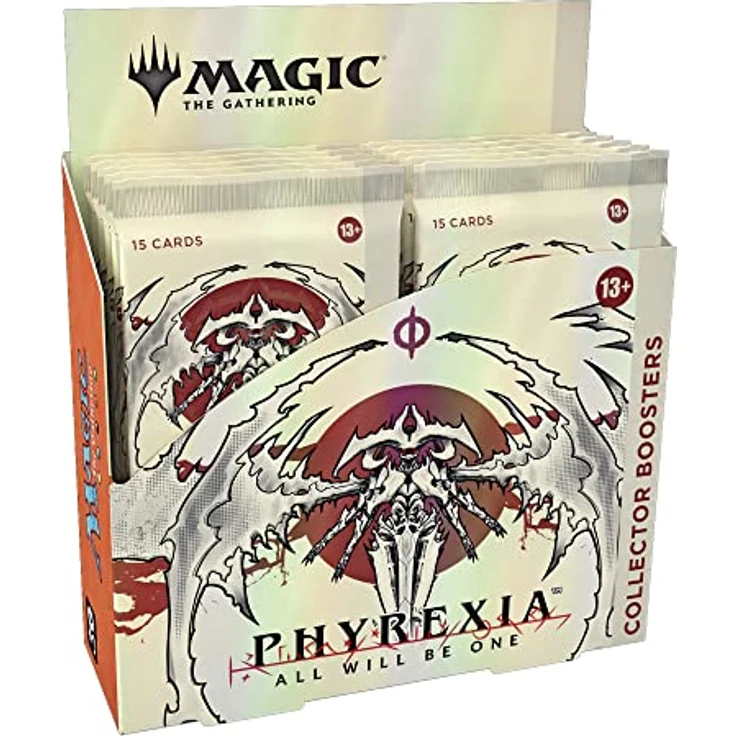 Magic The Gathering Phyrexia: All Will Be One Collector Booster Box | 12 Packs (180 Magic Cards) - Borderless & Foil Showcase Cards, Phyrexian Glory Treatment, Rare Cards & Traditional Foils in Every Pack – Bild 3