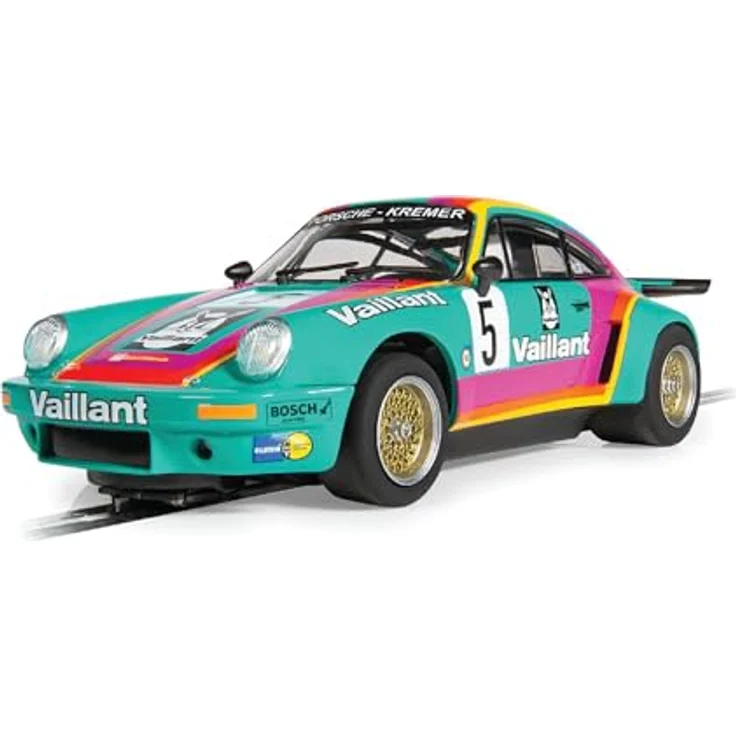 Scalextric C4439 1:32 Porsche 911 3.0 RSR Vaillant #5 HD - Slotcar, Rennbahn, Auto für Rennbahn, Rennbahnauto, Rennbahn – Bild 1