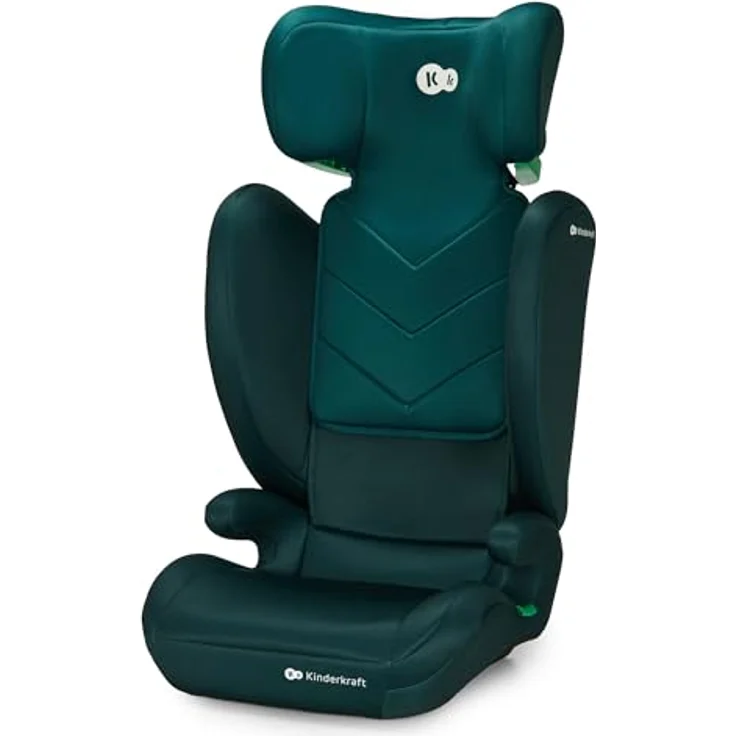 KinderKraft I-Spark, Kindersitz 2in1 mit Sicherheitsstandard ECE R129/i-Size, Höhenverstellbare Kopfstütze, Sitzerhöhung für 100-150 cm, Schwarz – Bild 5