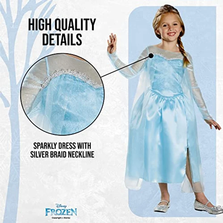 Disney Frozen DISK129879 Frozen ELSA Nicht zutreffend, Blau, XS – Bild 4