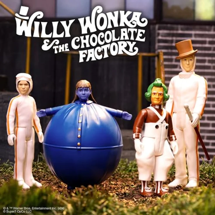 Super7 Willy Wonka Mike Teevee Actionfigur, 9,5 cm große Figur im weißen Anzug, klassisches Film-Sammlerstück aus Willy Wonka und die Schokoladenfabrik – Bild 5