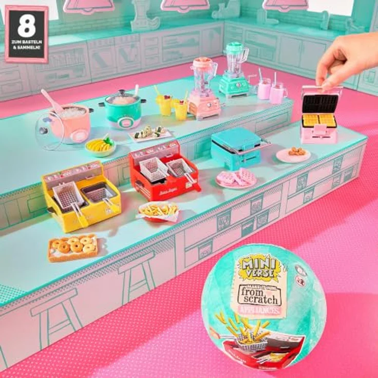 MGA Miniverse Make It Mini Appliances Series 3, Sammelfiguren mit echten Funktionen, Mehrfarbig – Bild 2