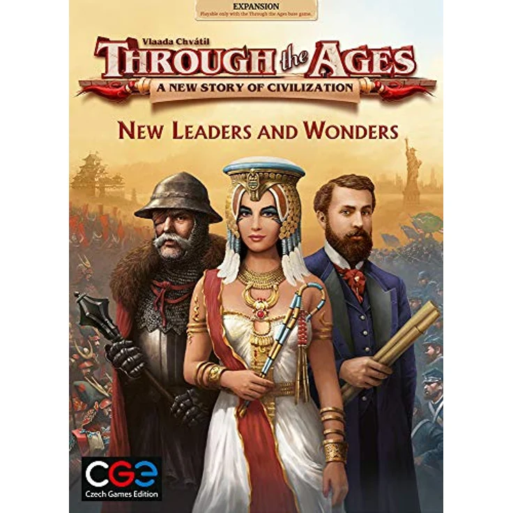 Czech Games Edition Through The Ages: New Leaders & Wonders, Brettspiel für 2-4 Spieler, ab 14 Jahren, Premiumqualität – Bild 2