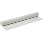 Papstar Tischtuchrolle / Papiertischtuch weiß (1 Rolle) mit Damastprägung, 50 x 1 m, robust, umweltfreundlich, für Gastronomie, Feste oder Haushalt, #12542