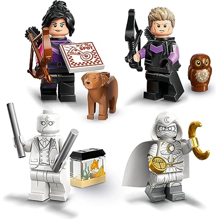 LEGO 71039 Minifiguren Marvel-Serie 2, 1 von 12 ikonischen Disney+ Charakteren zum Sammeln in jeder Tüte, inkl. Wolverine, Hawkeye, She-Hulk, Echo und mehr (1 Stück – Stil zufällig ausgewählt) – Bild 4