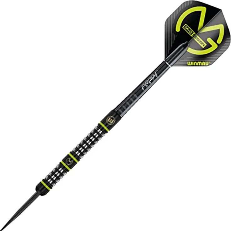 WINMAU MvG Acclaim Wolfram Dartpfeile mit Stahlspitze 25g Set mit Flights und Shafts – Bild 4