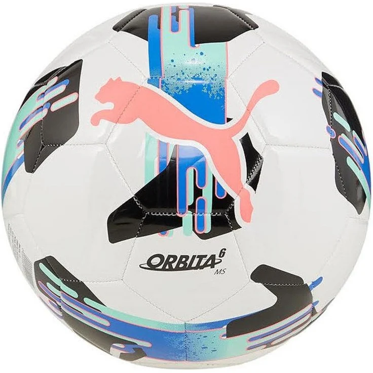 PUMA Fußball PUMA Orbita 6 MS, 32 Panels, TPU-Oberfläche, Maschinengenäht, Schwarz