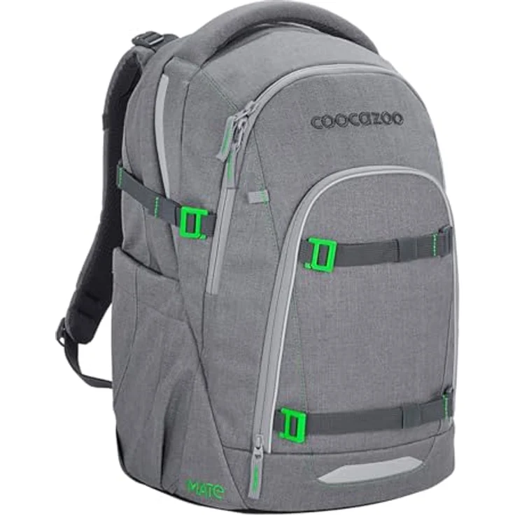 coocazoo Schulranzen MATE Mixed Silver Dust, ergonomisch, für Körpergröße 135-180 cm, Easy-Grow-System, 30 Liter Volumen – Bild 2