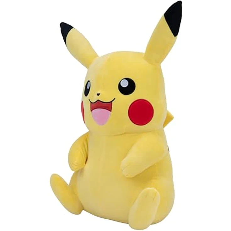 Jazwares Pokémon Plüschfigur Pikachu #2, 61 cm, kuschelig weich und offiziell lizenziert – Bild 3