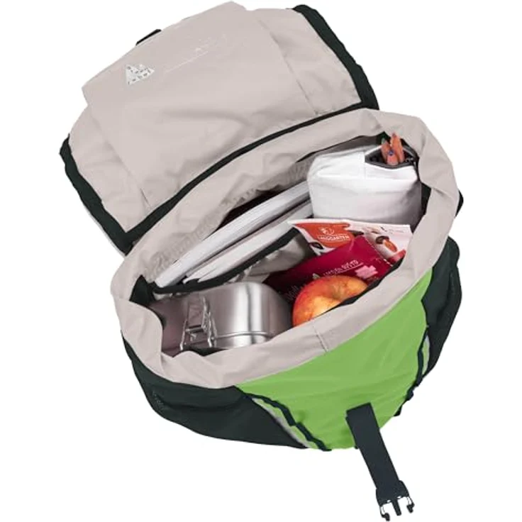 Vaude Puck 10, Kinderrucksack für den Kindergarten, 38 cm, schwarz, 100% Polyester, kompakt und leicht – Bild 6