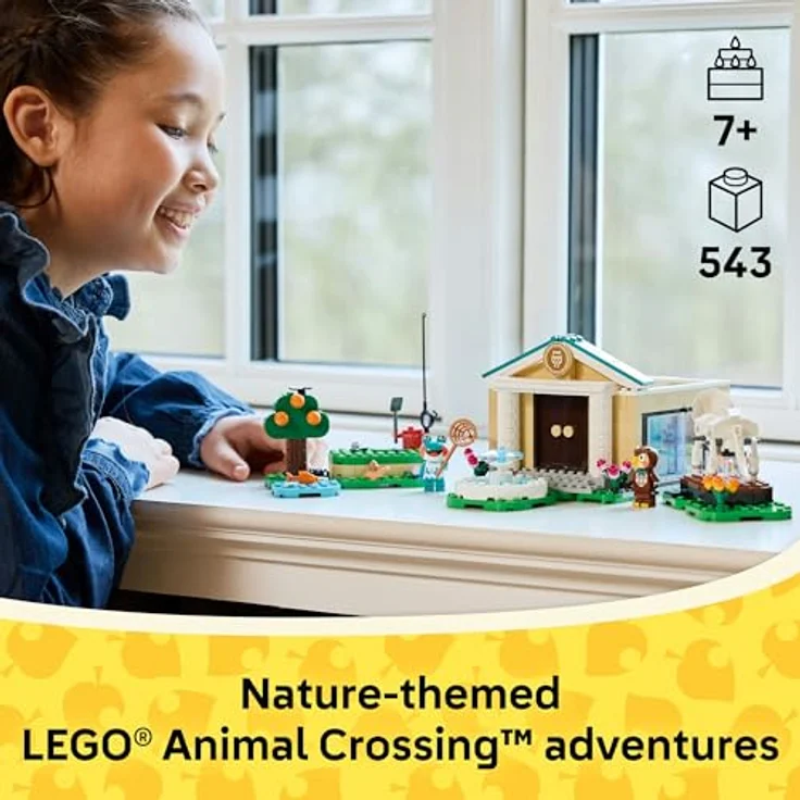 LEGO Animal Crossing Eugens Museumssammlung (77056), Bauset mit Minifiguren, Triceratops-Fossil und anpassbarem Museum, für Kinder ab 7 Jahren – Bild 5